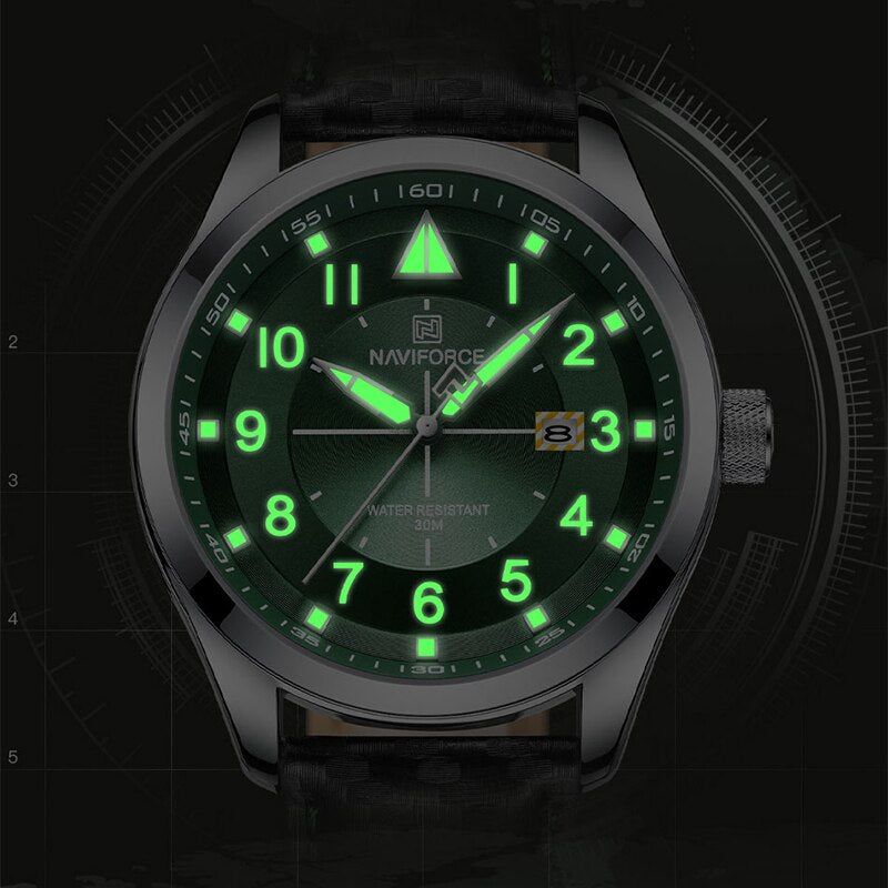 Men's Hardlex Buckle Clasp Mechanical Round Pattern Watches