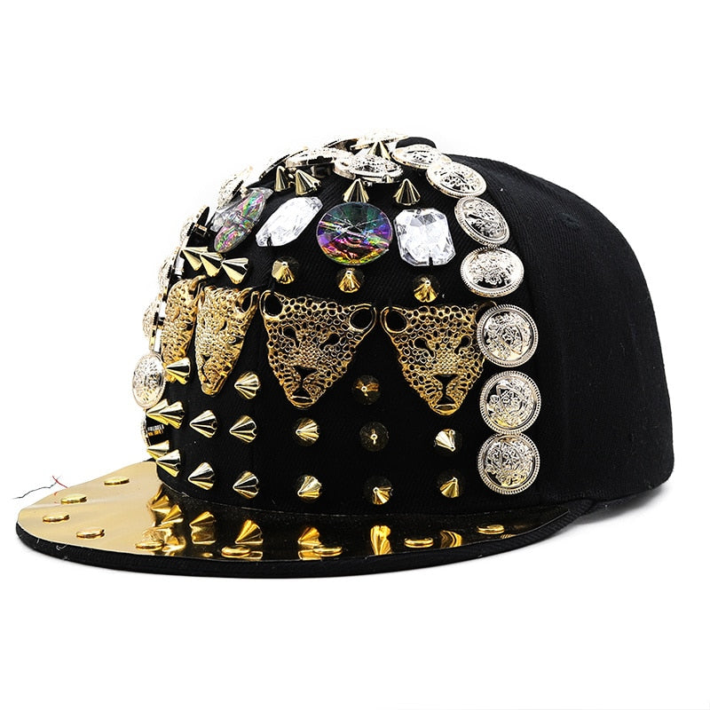 Men's Cotton Adjustable Hip Hop Funky Pattern Luxury Outdoor Caps