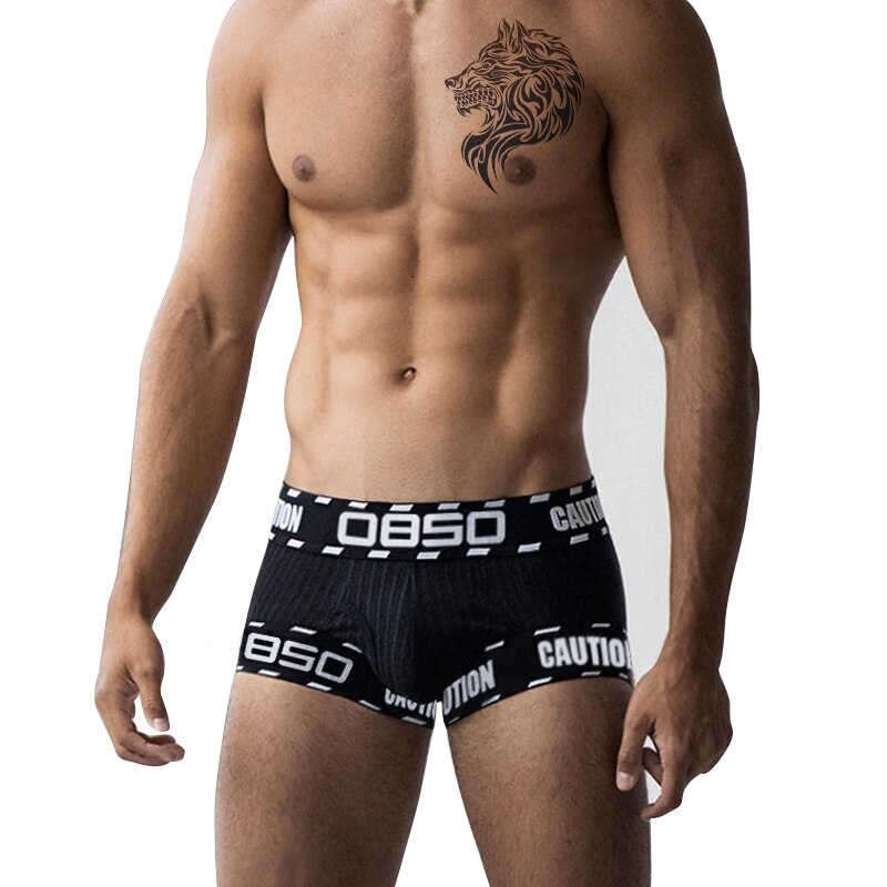 Men's Cotton Quick Dry Underpants Sportswear Trendy Boxer Shorts