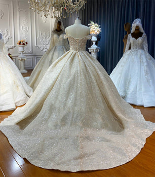 Women's Sweetheart Neck Sleeveless Lace Up Bridal Wedding Dress