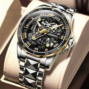 Men's Automatic Stainless Steel Mechanical Waterproof Watches