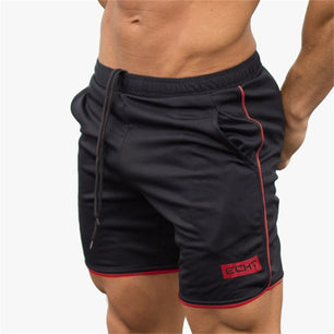 Men's Elastic Drawstring Waist Plain Quick-Dry Pocket Beachwear Short