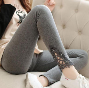 Women's High Elastic Waist Hollow Pattern Gym Wear Legging