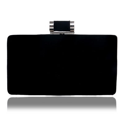 Women's Polyester Pearl Zircon Patchwork Hasp Closure Clutch