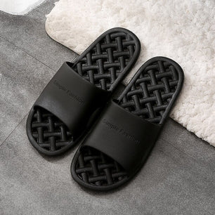 Men's Synthetic Indoor Non-Slip Bathroom Plain Slipper