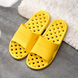 Men's Synthetic Indoor Non-Slip Bathroom Plain Slipper