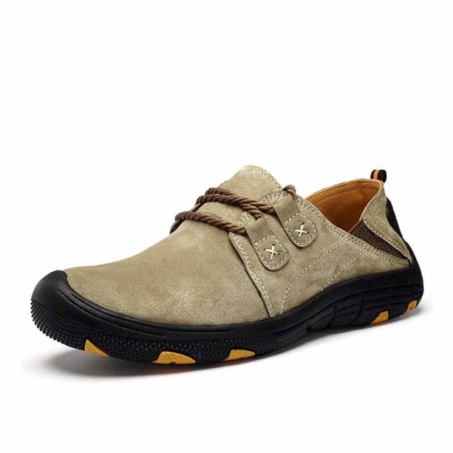 Men's Round Toe Mesh Breathable Lace Up Casual Shoes