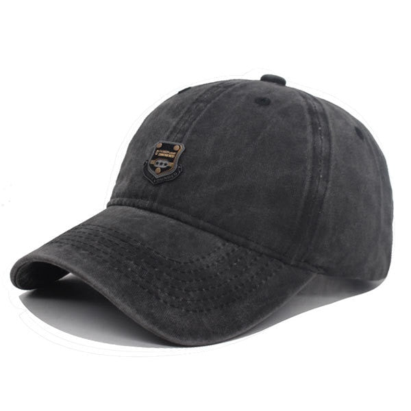 Men's Cotton Back Strap Plain Blank Pattern Baseball Sports Cap