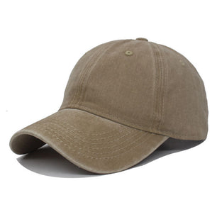 Men's Cotton Back Strap Plain Blank Pattern Baseball Sports Cap