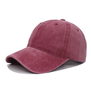 Men's Cotton Back Strap Plain Blank Pattern Baseball Sports Cap