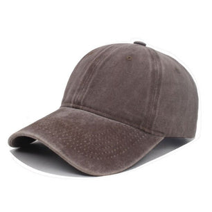 Men's Cotton Back Strap Plain Blank Pattern Baseball Sports Cap