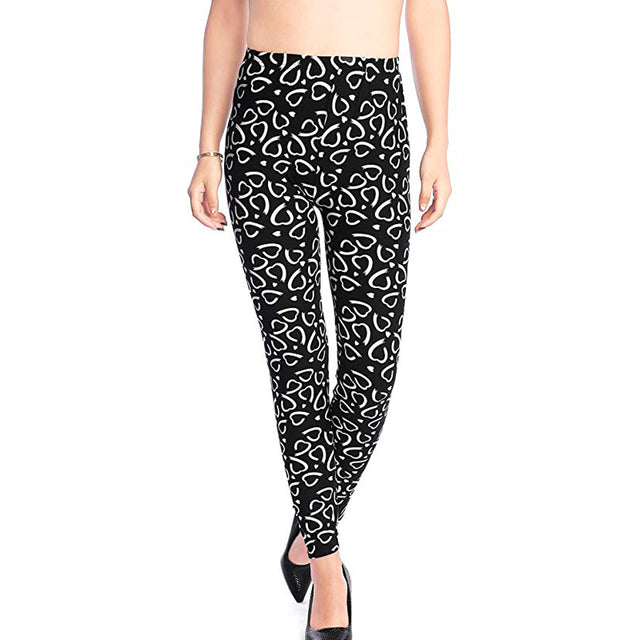 Women's High Waist Plaid Printed Quick Dry Compression Pants