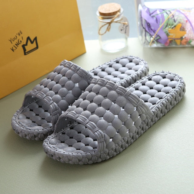 Men's Comfortable Soft Home Walking Bathroom Slippers