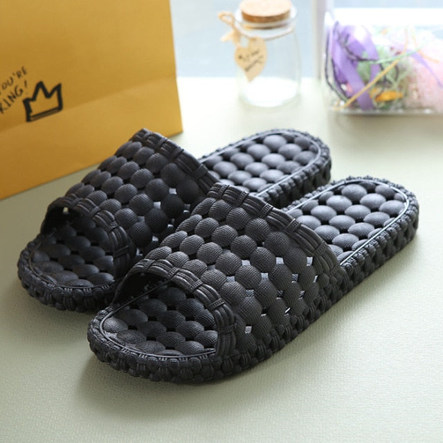 Men's Comfortable Soft Home Walking Bathroom Slippers