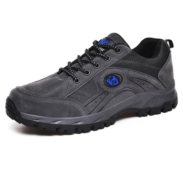 Men's Leather Outdoor Walking Footwear Casual Style Shoes