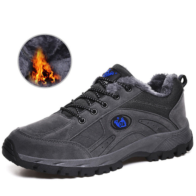 Men's Leather Outdoor Walking Footwear Casual Style Shoes