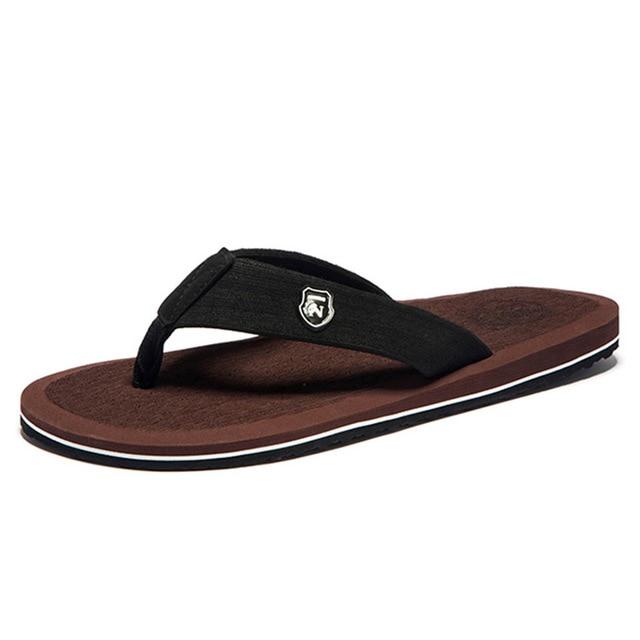 Men's Clip Toe Plain Strap Anti-Slip Flat Summer Wear Slippers