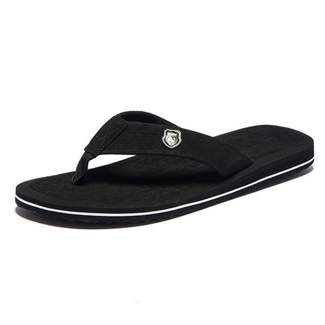 Men's Clip Toe Plain Strap Anti-Slip Flat Summer Wear Slippers