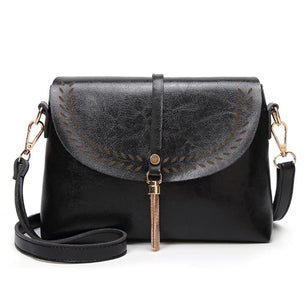 Women's Leather Open Pocket Adjusted-Strap Hasp Handbags