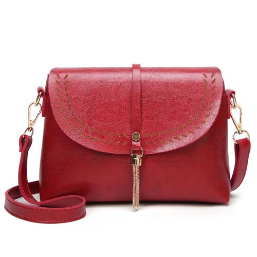 Women's Leather Open Pocket Adjusted-Strap Hasp Handbags