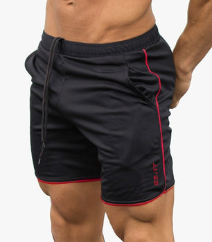 Men's Low Elastic Waist Plain Quick Dry With Pocket Workout Shorts