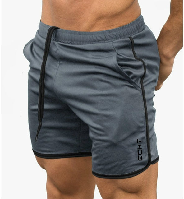 Men's Low Elastic Waist Plain Quick Dry With Pocket Workout Shorts