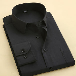 Men's Cotton Turn-Down Collar Full Sleeves Single Breasted Shirt